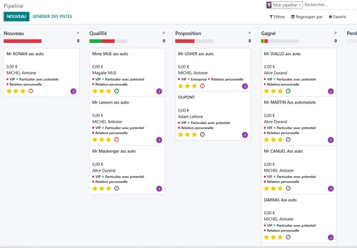 SKY CRM - Software for insurance brokers in Belgium compatible with Telebib PORTIMA GBO